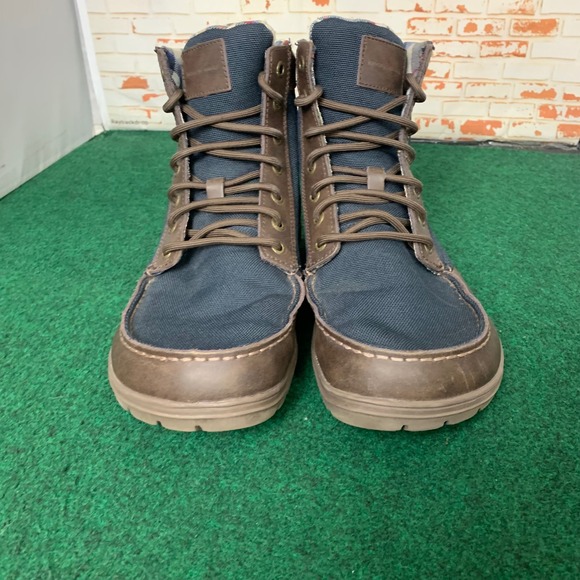 Lems Boulder Boot Mens 44 Navy Stout Minimalist Zero Drop Lightweight Hiking - Picture 6 of 14